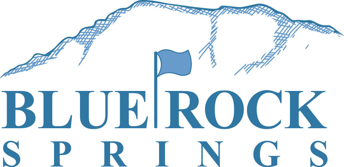 logo blue rock springs course