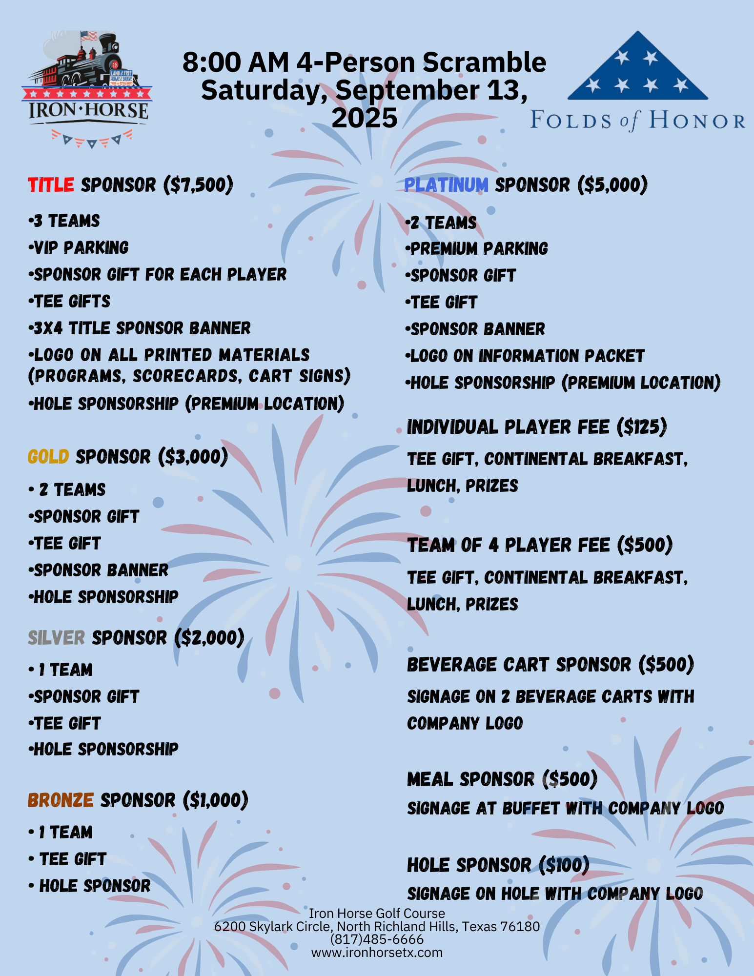 Red Blue Modern USA Happy Celebration Live Dj Flyer (4)